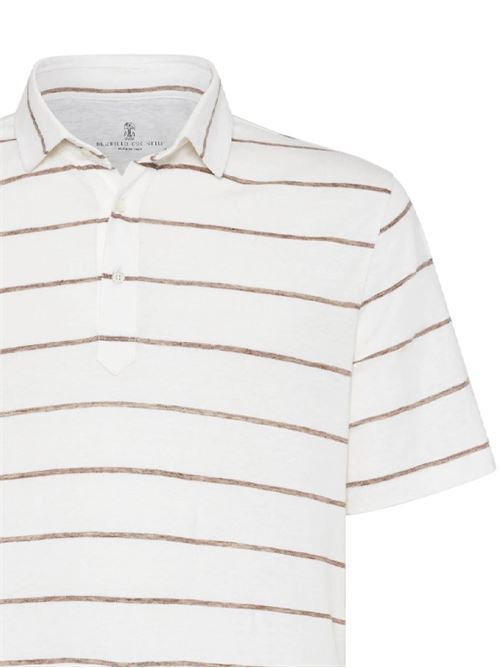 Striped polo shirt Brunello Cucinelli | MW8343936PC2111